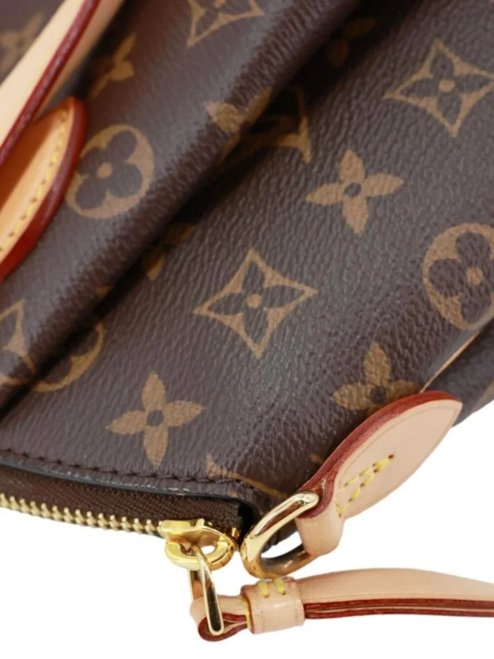 Louis Vuitton  Rivoli PM Monogram Canvas Satchel Bag Brown